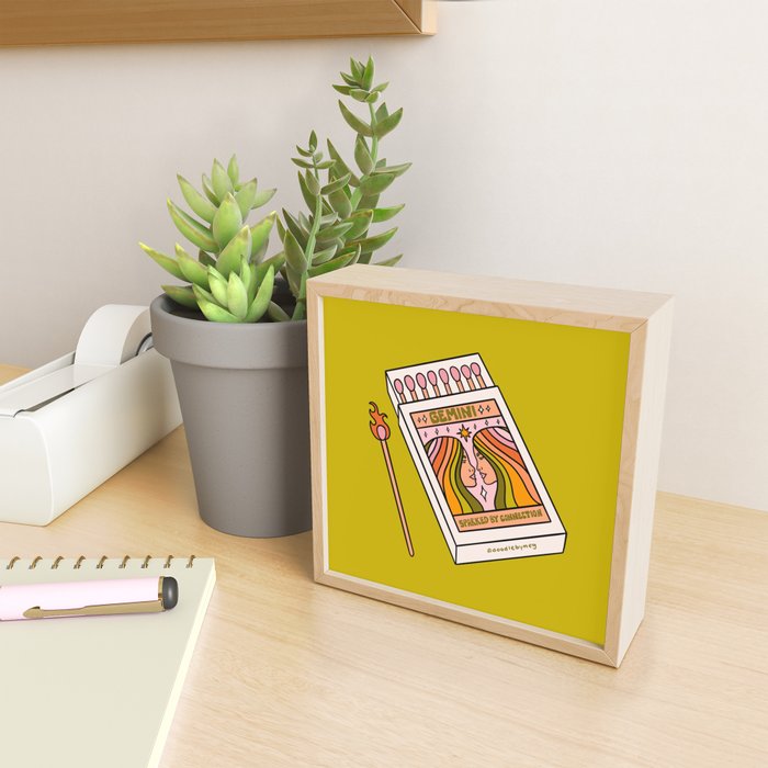 Gemini Matchbox Mini Art Print Gallery Image 2