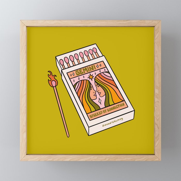 Gemini Matchbox Mini Art Print Gallery Image 1