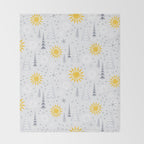 Winter Sunshine Throw Blanket Gallery Image 2
