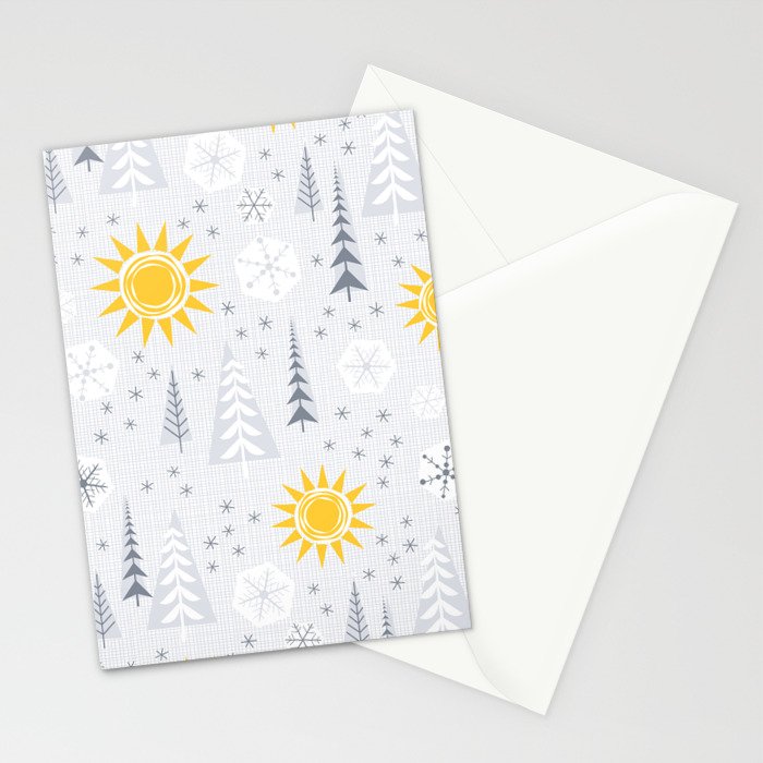 Winter Sunshine Stationery Card Gallery Image 2