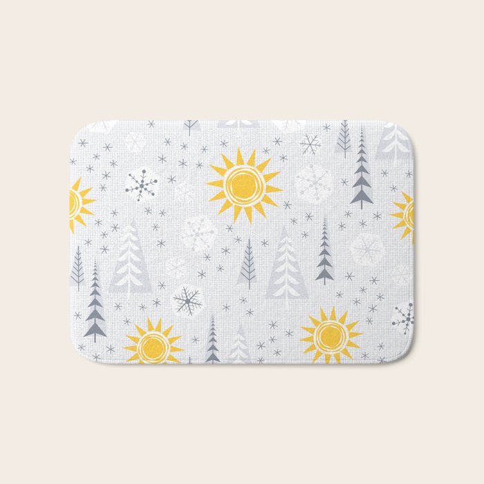 Winter Sunshine Bath Mat Gallery Image 1