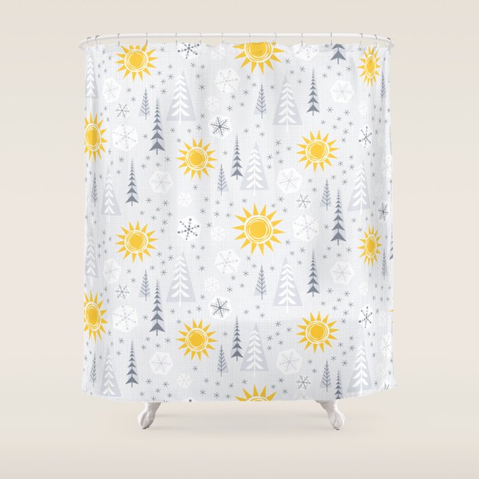 Winter Sunshine Shower Curtain Gallery Image 1