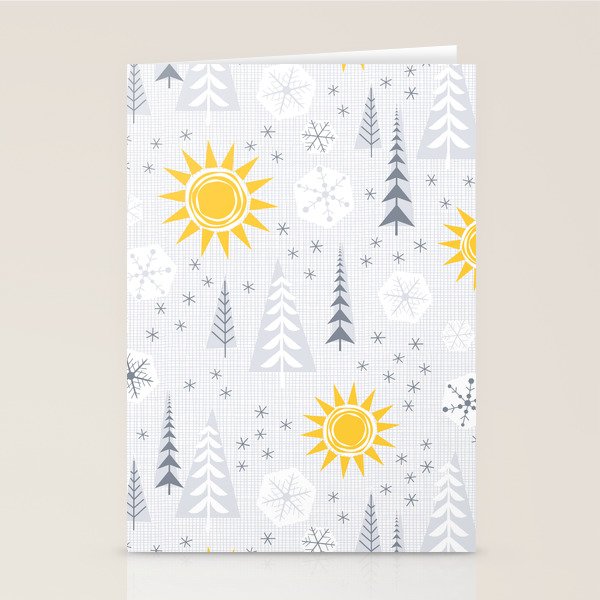 Winter Sunshine Stationery Card Gallery Image 1