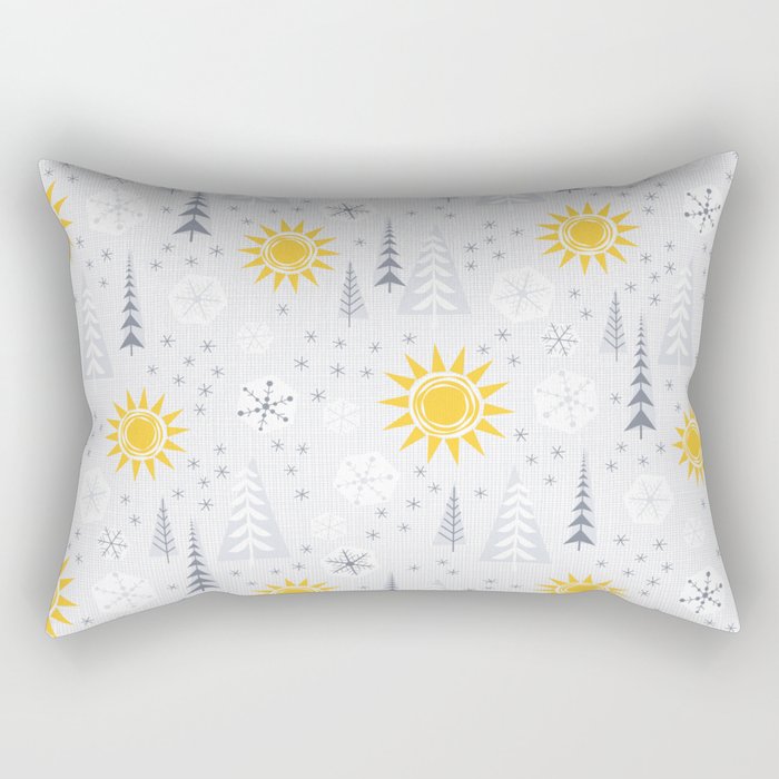 Winter Sunshine Rectangular Pillow Gallery Image 2