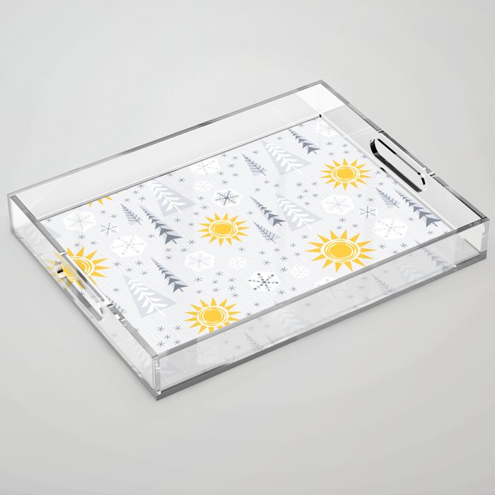 Winter Sunshine Acrylic Tray Gallery Image 1