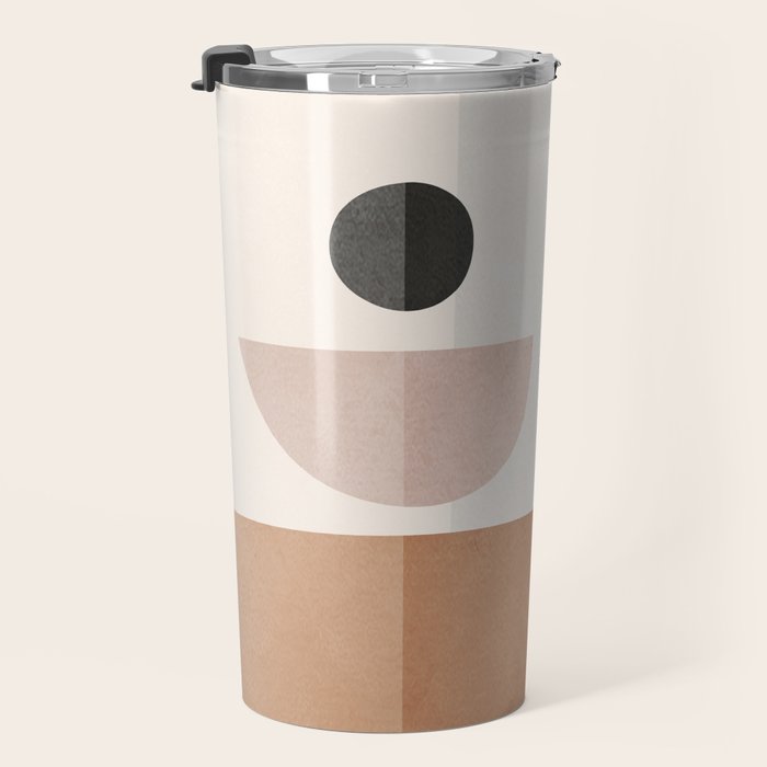 Abstract Minimal Shapes 14 Travel Mug Gallery Image 3