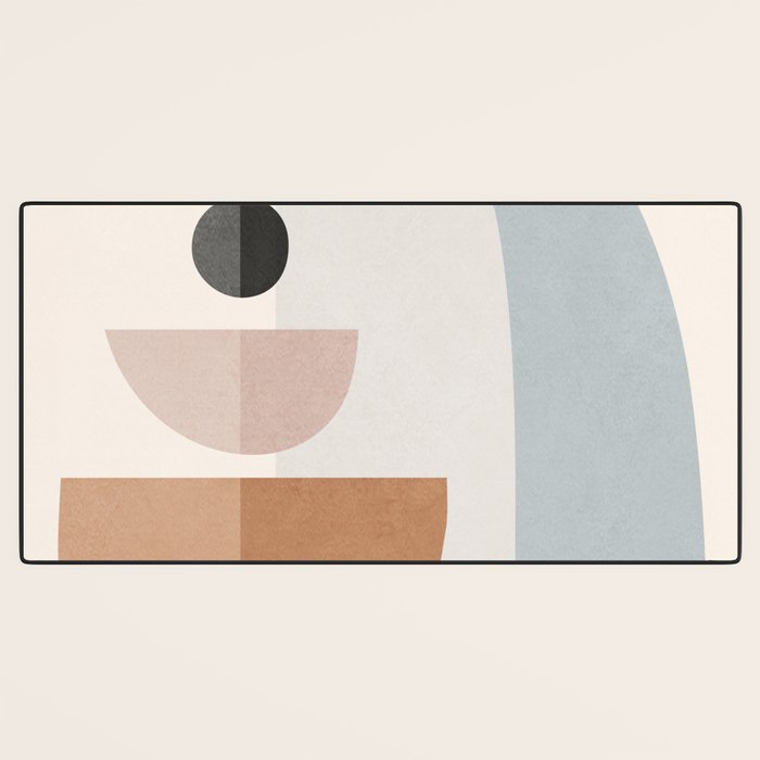 Abstract Minimal Shapes 14 Desk Mat Gallery Image 3