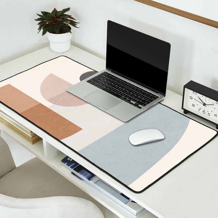 Abstract Minimal Shapes 14 Desk Mat Gallery Image 2