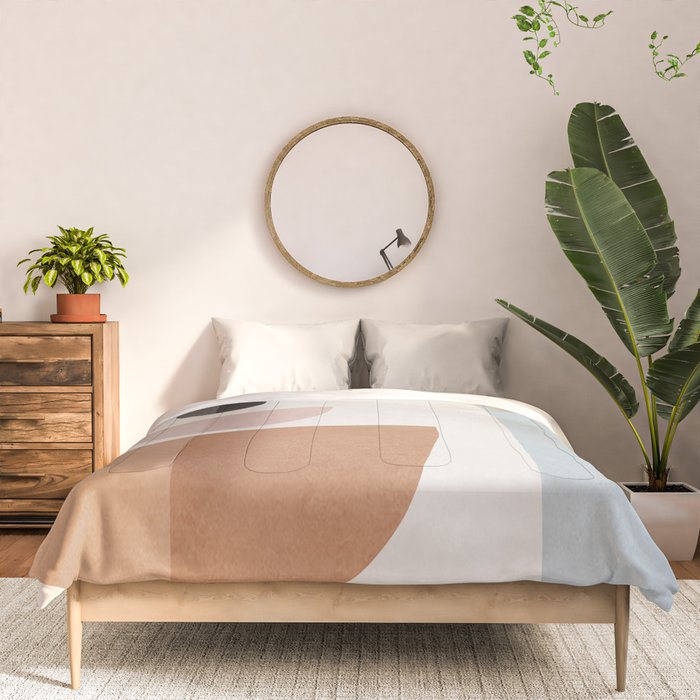 Abstract Minimal Shapes 14 Comforter Gallery Image 3