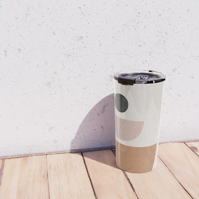 Abstract Minimal Shapes 14 Travel Mug Gallery Image 4