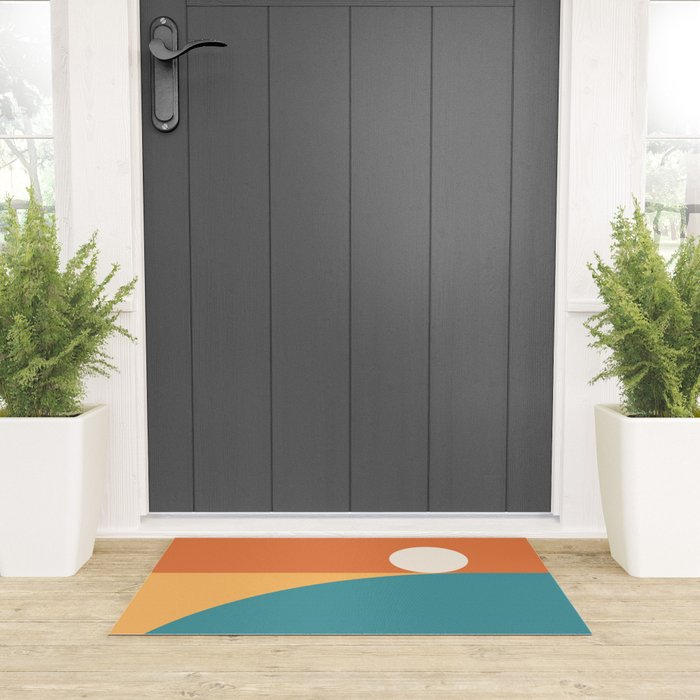 Simplistic Landscape XXII Welcome Mat Gallery Image 3