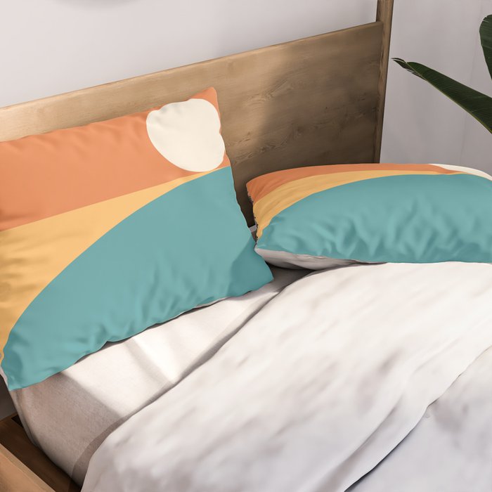 Simplistic Landscape XXII Pillow Sham Gallery Image 2