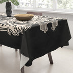 King Of The Jungle 04: Black & White Tiger Edition Tablecloth Gallery Image 3