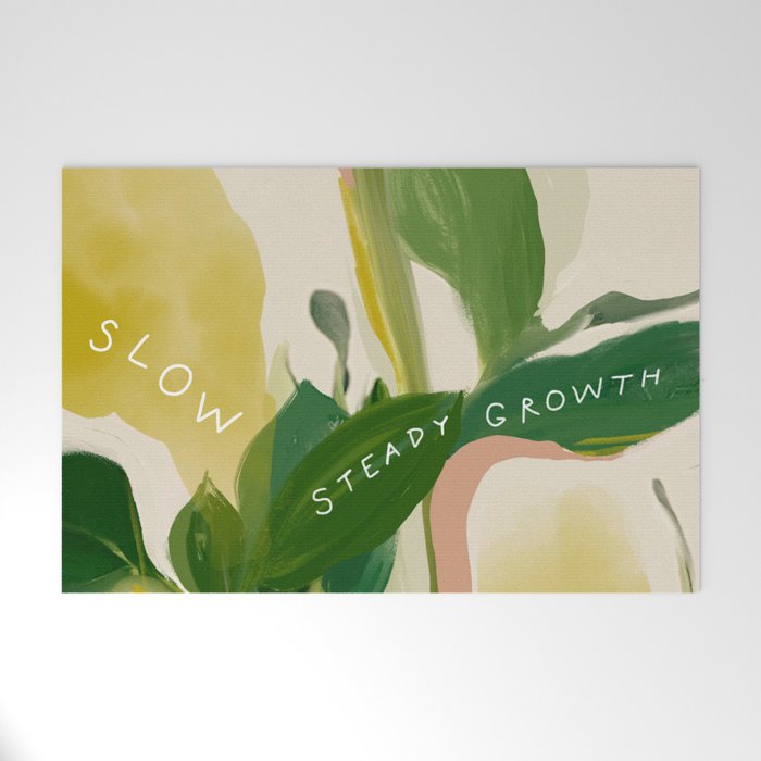 Slow Steady Growth Welcome Mat Gallery Image 1