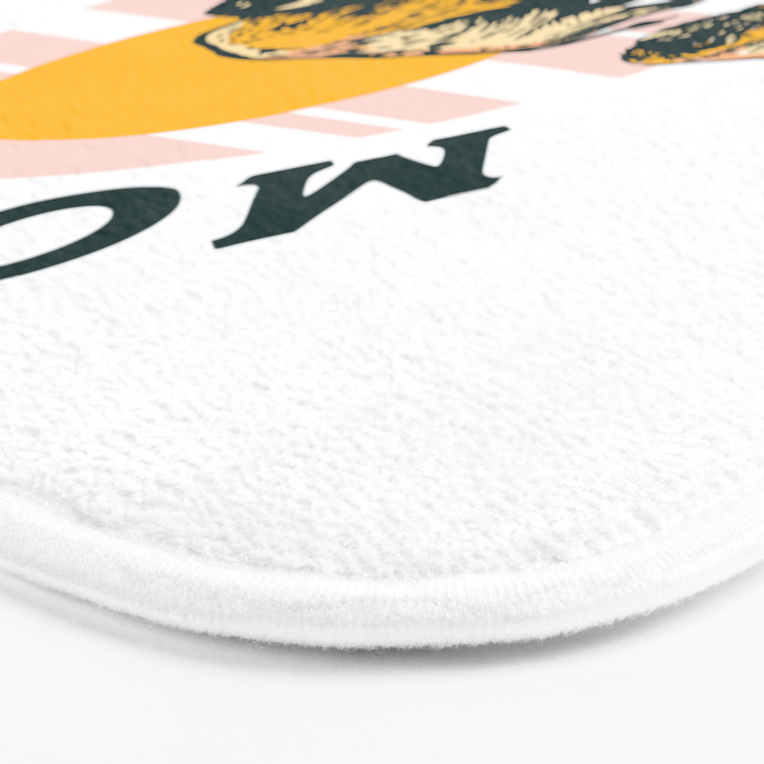 Big Sky Country, Montana: Love The Wild. Cool Retro Travel Art Featuring Buffalo Bath Mat Gallery Image 3