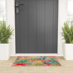 Leopard in Succulent Garden Welcome Mat Gallery Image 3