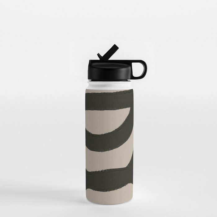 Line Art Modern Shape Graphic Water Bottle Gallery Image 1