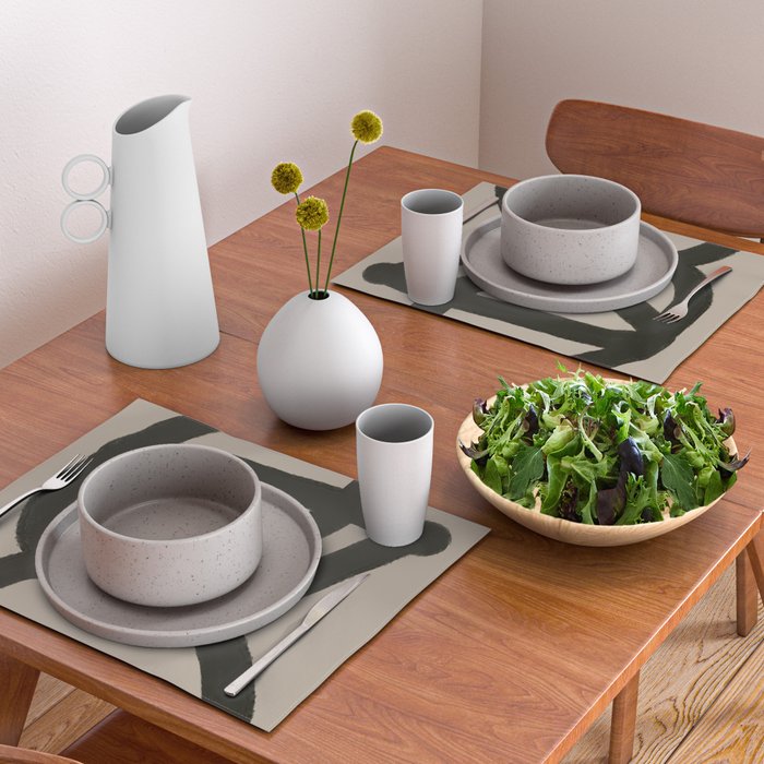 Line Art Modern Shape Graphic Placemat Gallery Image 2