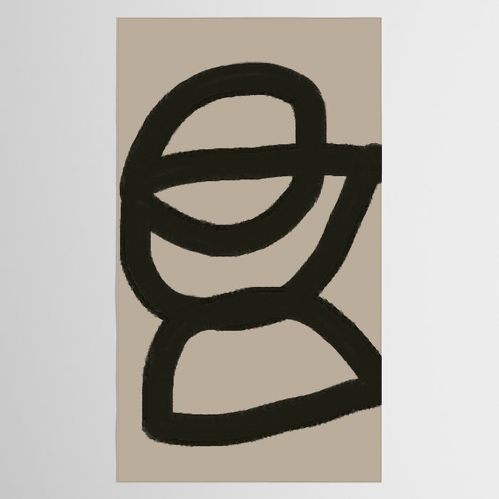 Line Art Modern Shape Graphic Tablecloth Gallery Image 2