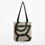 Line Art Modern Shape Graphic Tote Bag Gallery Image 2