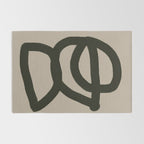 Line Art Modern Shape Graphic Rug Gallery Image 2