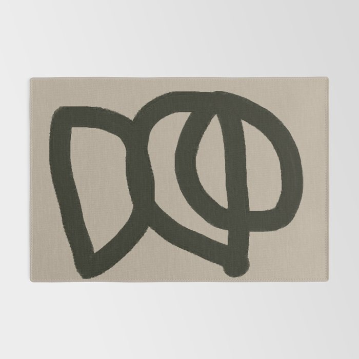 Line Art Modern Shape Graphic Rug Gallery Image 2