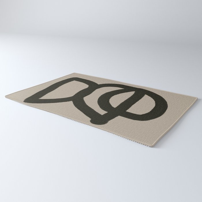 Line Art Modern Shape Graphic Rug Gallery Image 3