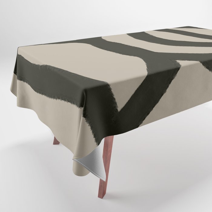 Line Art Modern Shape Graphic Tablecloth Gallery Image 1