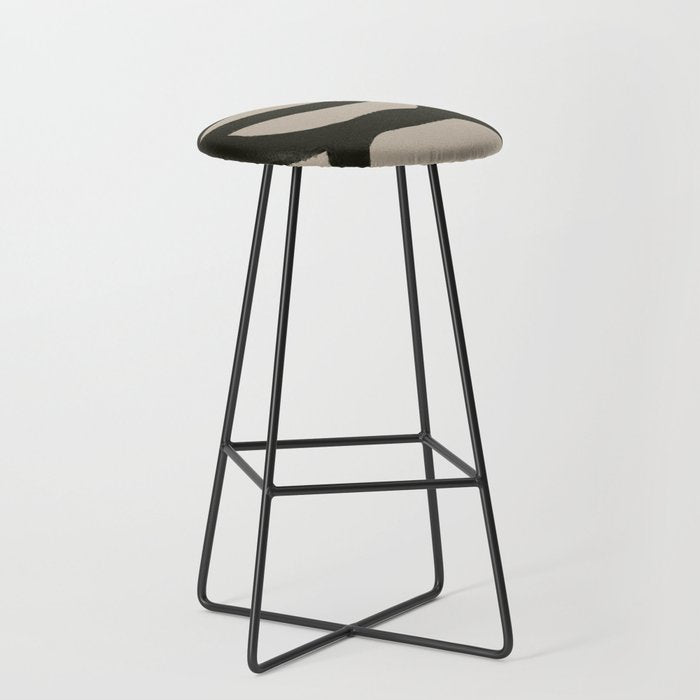 Line Art Modern Shape Graphic Stool Gallery Image 1
