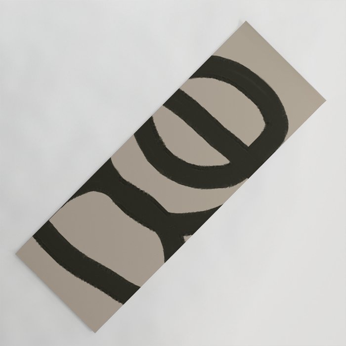 Line Art Modern Shape Graphic Yoga Mat Gallery Image 1