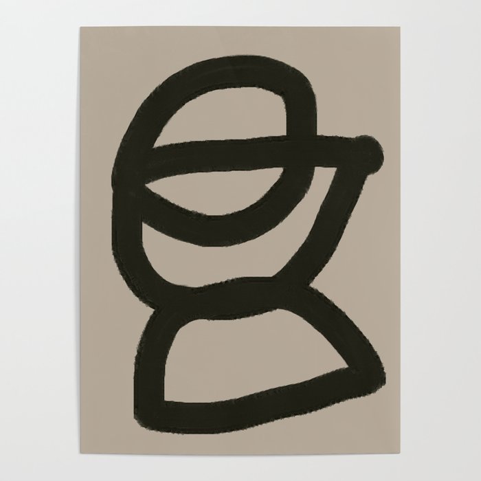 Line Art Modern Shape Graphic Poster Gallery Image 4