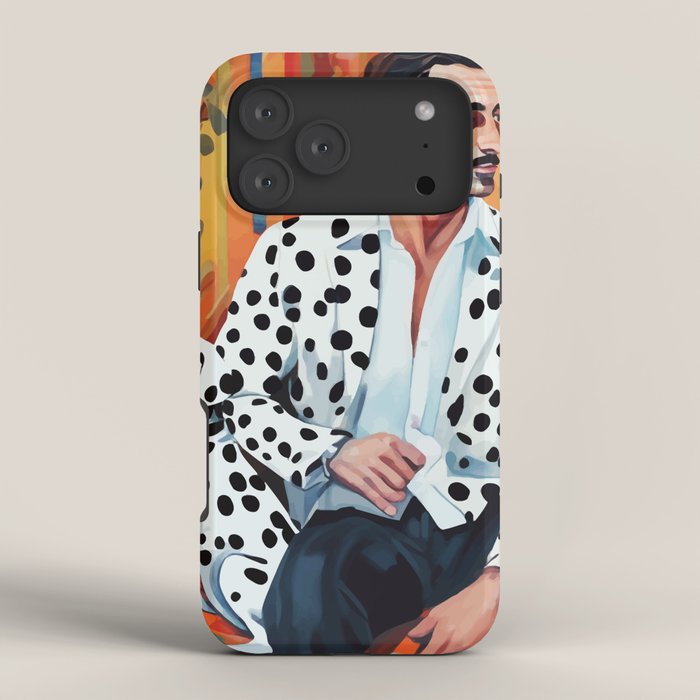 Dalmatian, Dog Pet Fashion Animal Print, Eclectic Man Formal Suit Bohemian Colorful Vintage People  iPhone Case Gallery Image 4