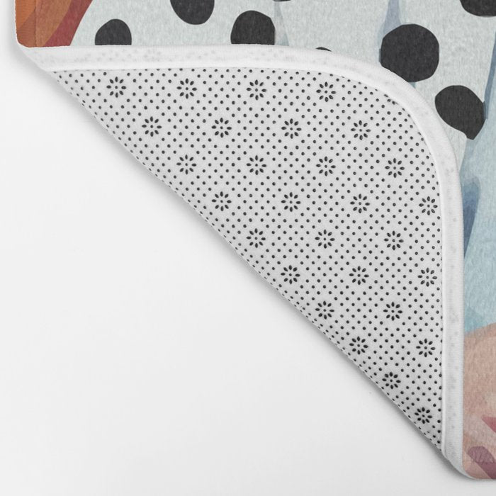 Dalmatian, Dog Pet Fashion Animal Print, Eclectic Man Formal Suit Bohemian Colorful Vintage People  Bath Mat Gallery Image 2