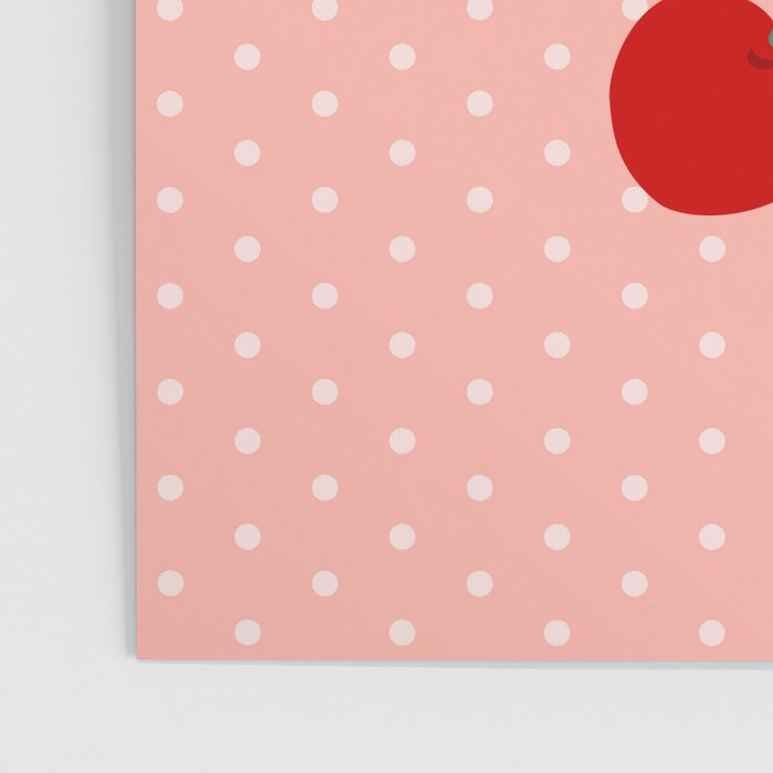 Cherry Kitsch on Pink Poster Gallery Image 3