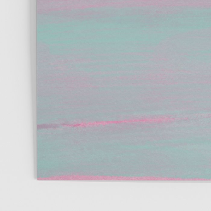 Abstract Orange Pink Teal Watercolor Sunset  Poster Gallery Image 3