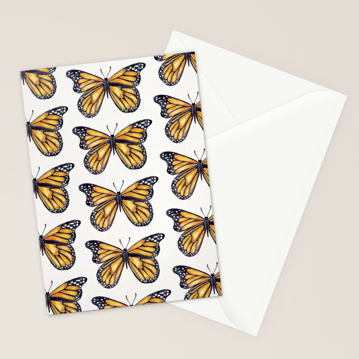 Monarch Butterfly Stationery Card Gallery Image 2