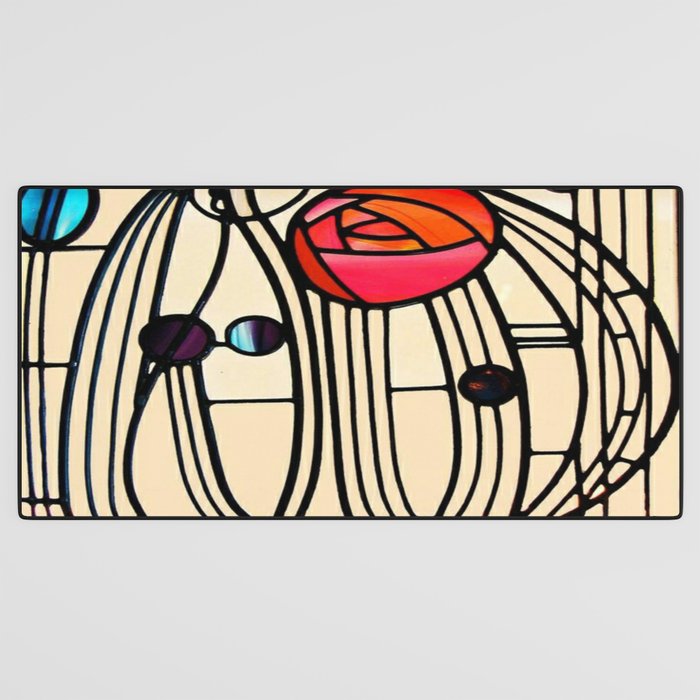 Charles Rennie Mackintosh window Desk Mat Gallery Image 3