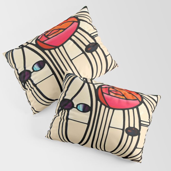 Charles Rennie Mackintosh window Pillow Sham Gallery Image 1