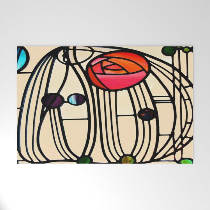 Charles Rennie Mackintosh window Welcome Mat Gallery Image 1