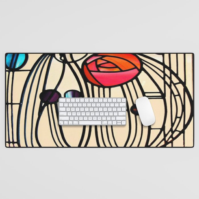 Charles Rennie Mackintosh window Desk Mat Gallery Image 1