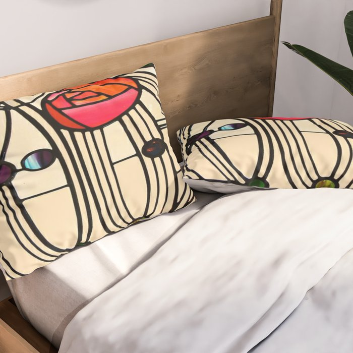 Charles Rennie Mackintosh window Pillow Sham Gallery Image 2