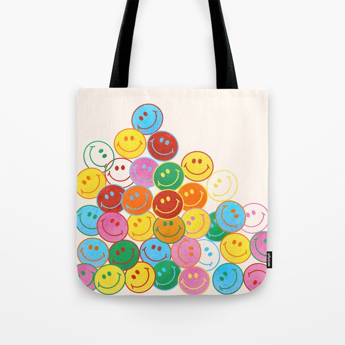 Lots of Smileys Tote Bag Gallery Image 1