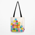 Lots of Smileys Tote Bag Gallery Image 2