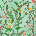 Chinoiserie Aqua Mint Floral Garden Fresco Coffee Mug Gallery Image 2