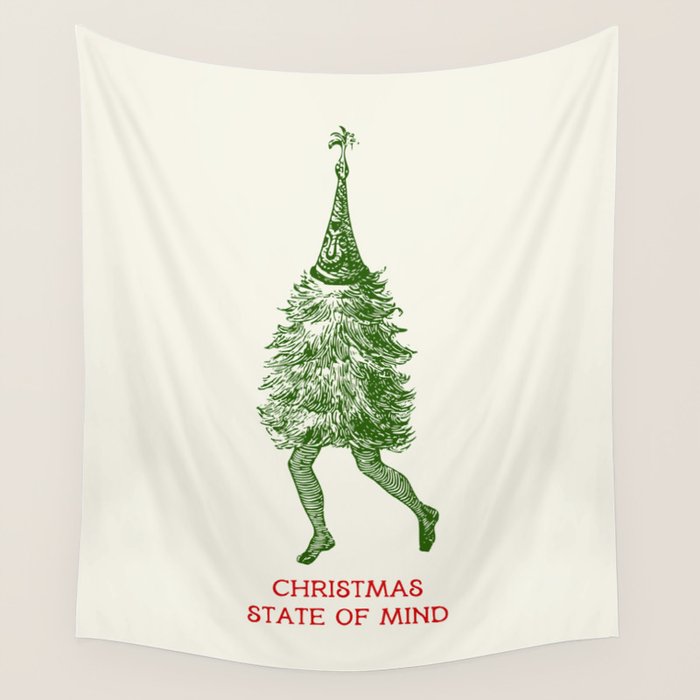 Christmas State of Mind Wall Tapestry Gallery Image 1