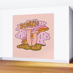 Scorpio Mushroom Wall Mural Gallery Image 2