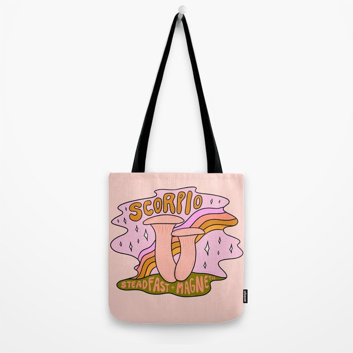 Scorpio Mushroom Tote Bag Gallery Image 2