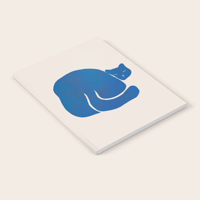Blue cat Notebook Gallery Image 2