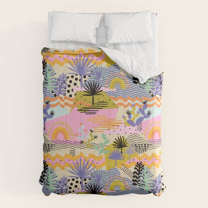 Summer in Palm Springs Comforter Gallery Image 1