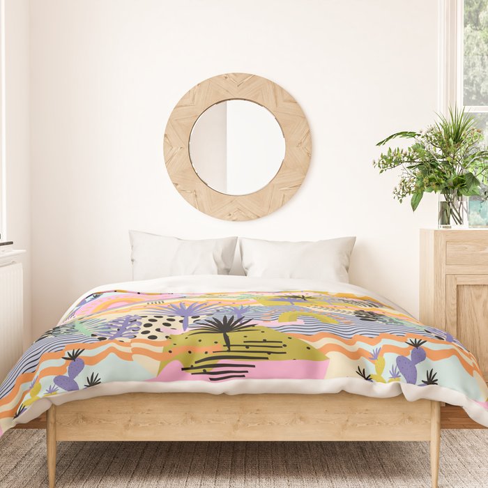 Summer in Palm Springs Duvet Cover Gallery Image 3